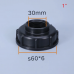 Крышка для еврокуба с внутренней резьбой 60 мм X 1/2"; 3/4"; 1" (MVIBGFF025T)